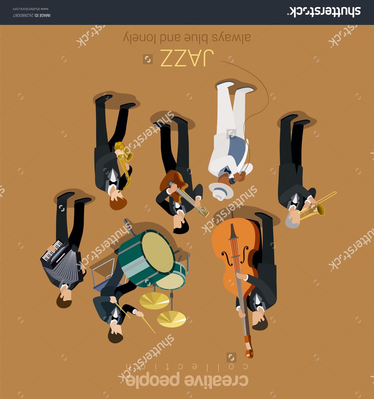 Jazz Music Band Flat